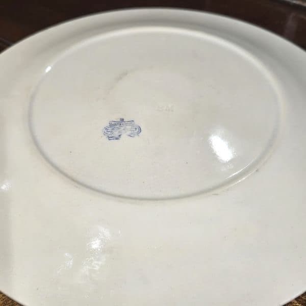 ジアン GIEN お皿2枚セット フランスアンティーク　ディナープレート