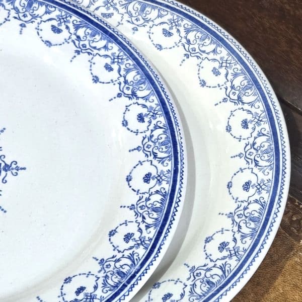 ジアン GIEN お皿2枚セット フランスアンティーク　ディナープレート