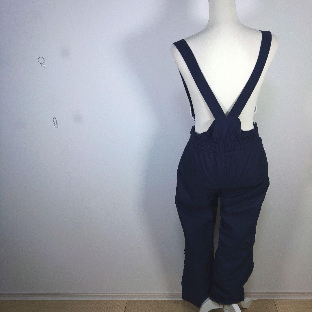 スキーウェア　キッズ　子供　160cm　女の子　チェック柄　レッド　ネイビー