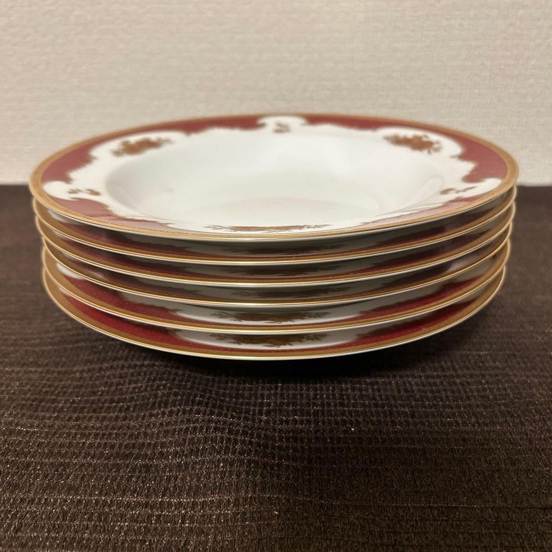大倉陶園　リミテッドエディション　金蝕マロン　ディナープレート　スーププレート