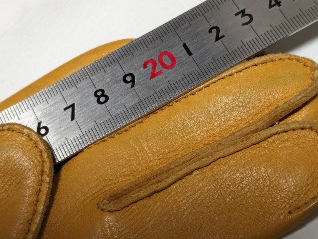 L.L.Bean イエロー キャメル ディアスキングローブ レザーグローブ