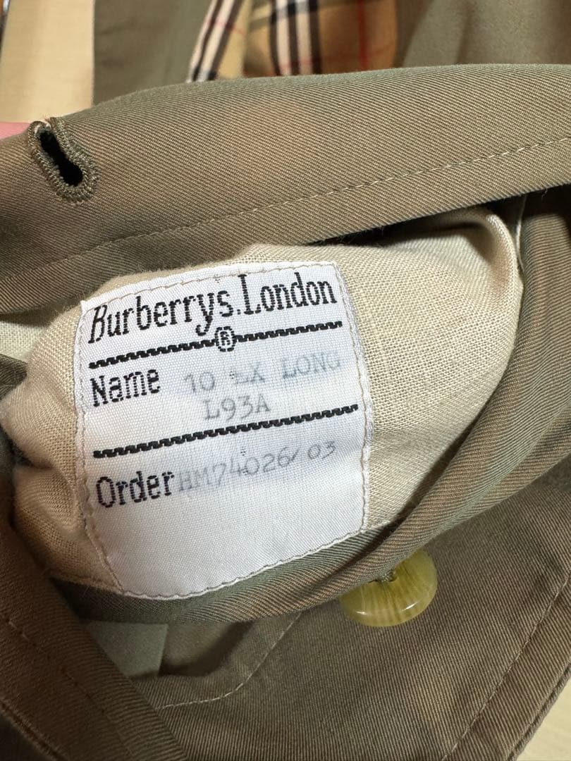 Burberry's トレンチコート 英国製 ノバチェック ベージュ