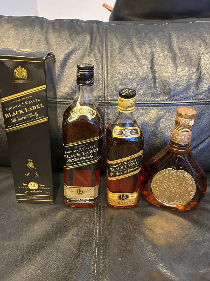 ジョニーウォーカー ブラックラベル12年エクストラスペシャル2本&スウィング2本
