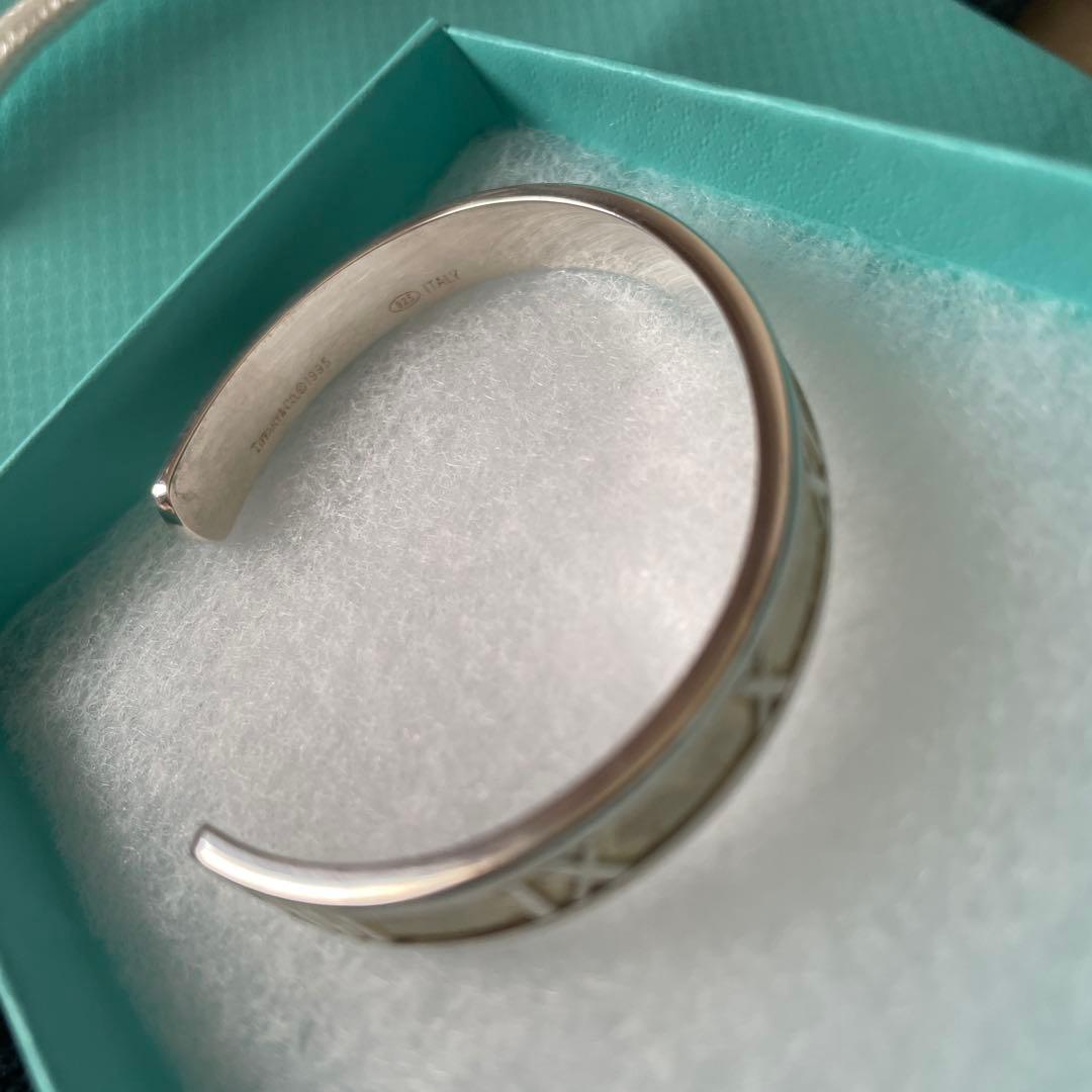 ☆ひろ☆未使用に近い☆Tiffany&co希少アトラスバングル☆