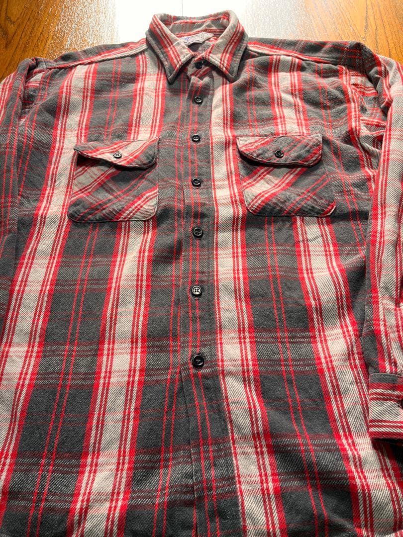 【好配色】USA製！FIVE BROTHER XL ネルシャツ ヴィンテージ