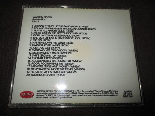洋楽 warren zevon jackson browne rarities!!