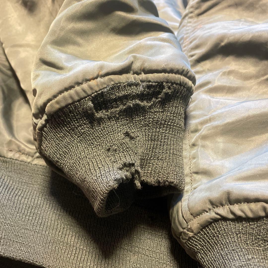 MA-1 米軍　当時物　Lサイズ？　破れアリ