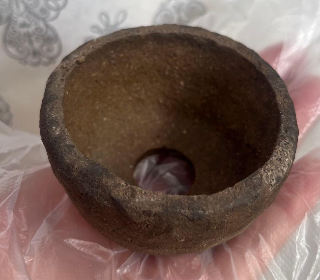 東福寺　小品　盆栽鉢　レトロ　アンティーク　(2) (A3) 豆鉢