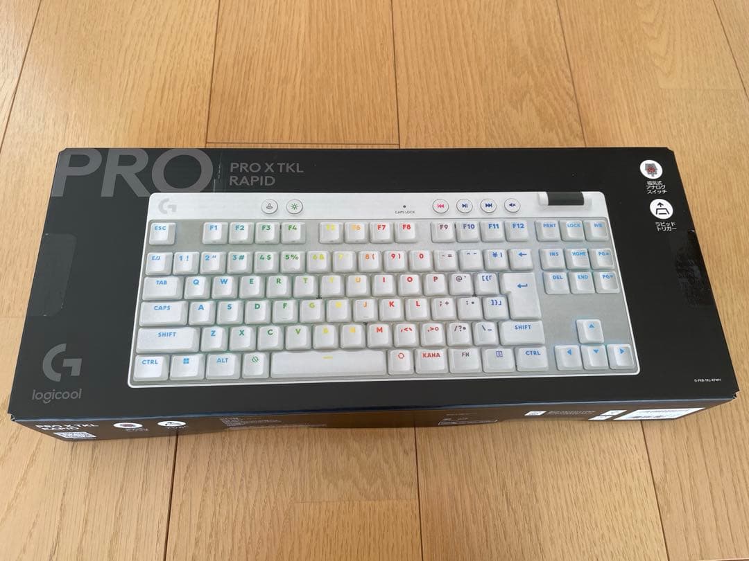 Logicool PRO X TKL RAPID ホワイト キーボード本体