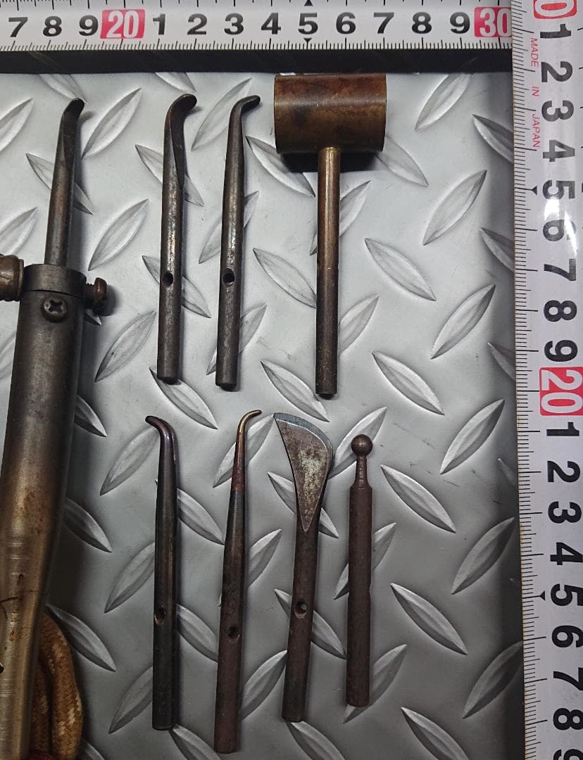 深雪アートフラワーで使用　ハンダごてと先端工具8本セット②