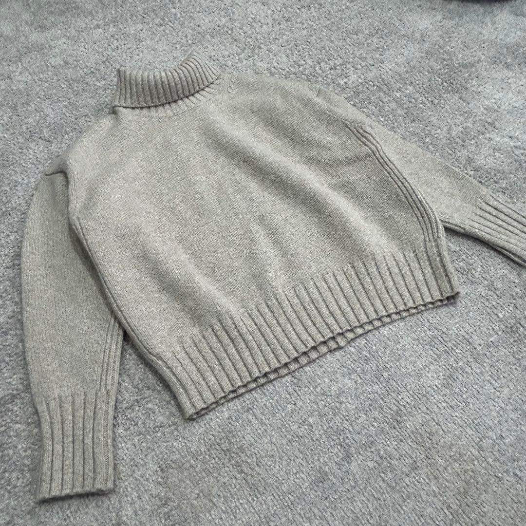 【新品タグ付】トゥモローランドマカフィー ラムカシミヤタートルネックプルオーバー