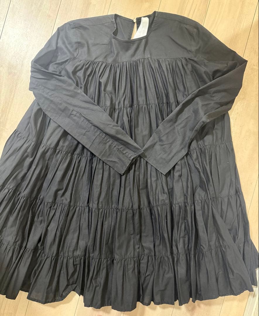 【ROGGY】Merlette 黒 長袖 SOLIMANワンピース XS