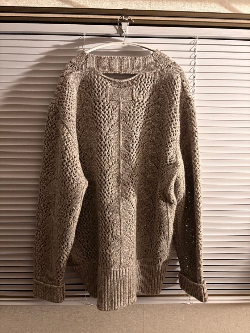 NULLUS 24AW メリノウール　カーディガン