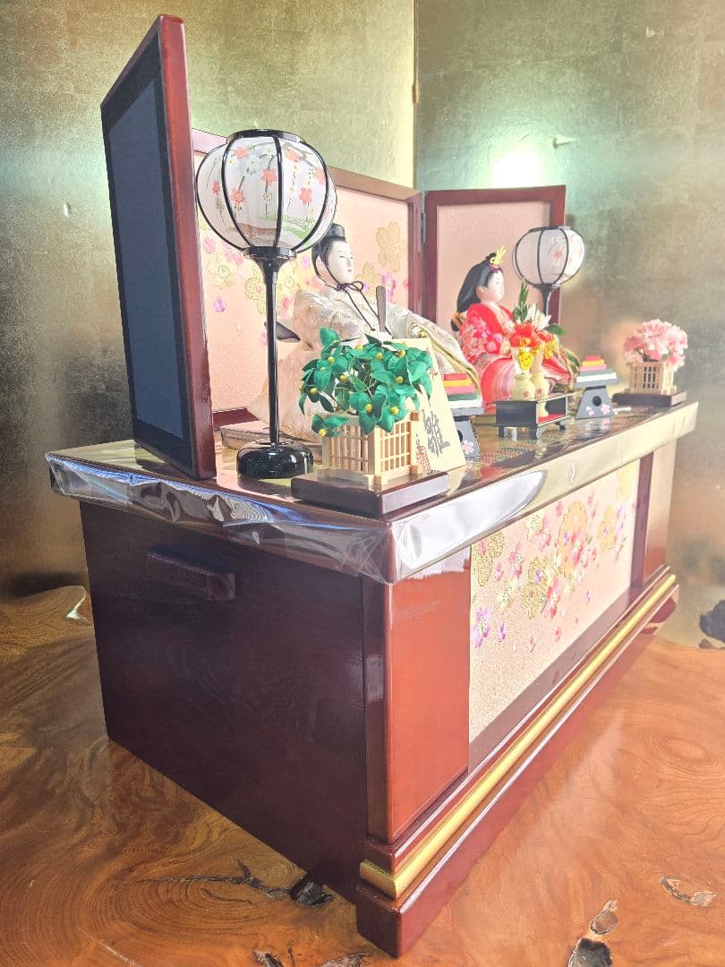 【一点限り】雛人形 収納飾り　SH37