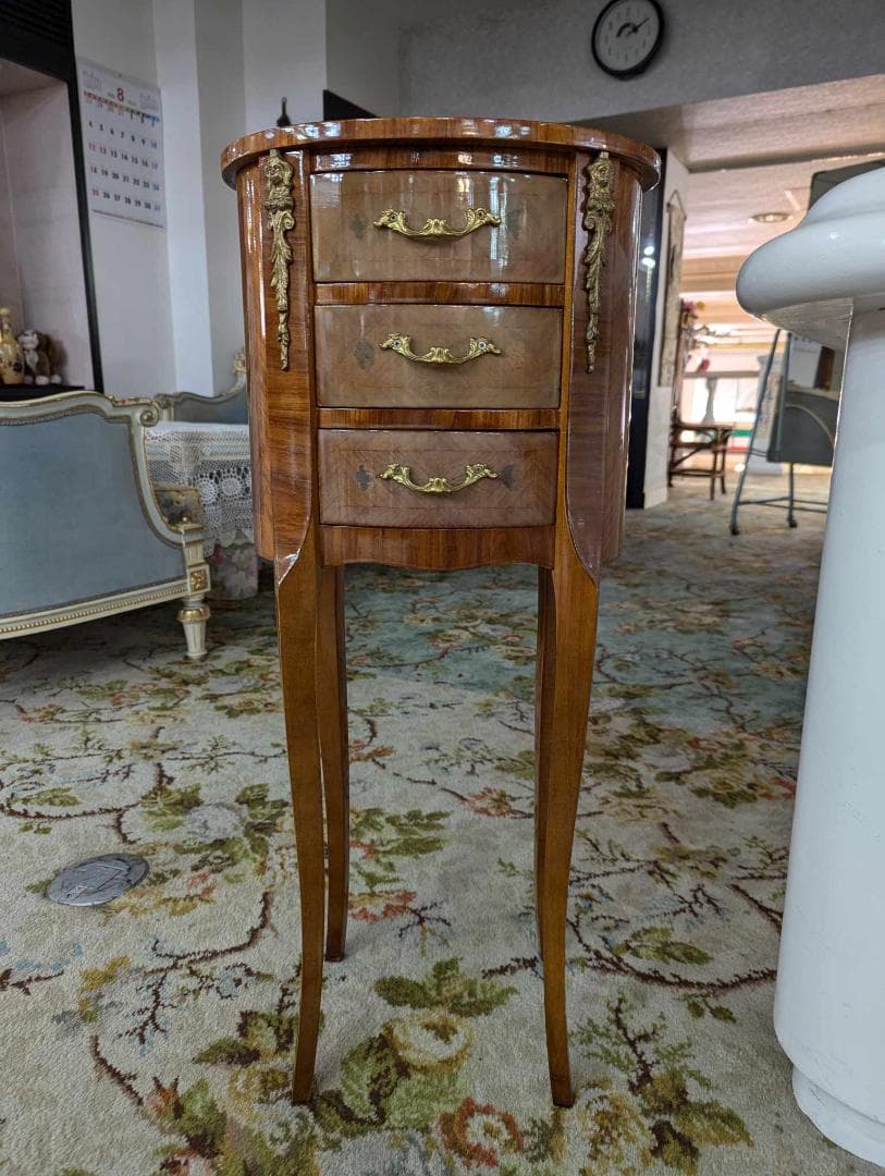 最終値引　アンティーク　サイドテーブル　チェスト　小棚　花台　電話代