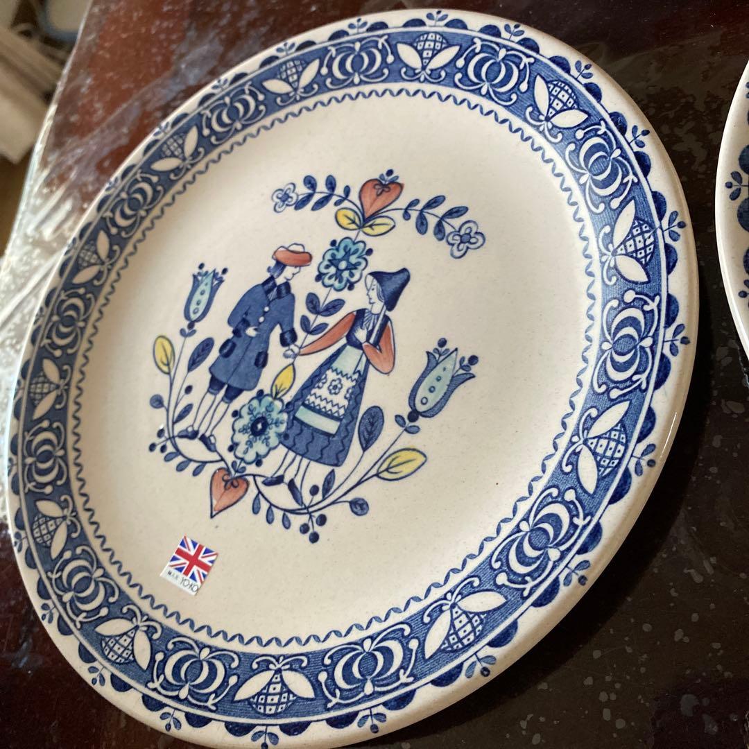 【美品】ジョンソンブラザーズ20㎝皿5枚組ヴィンテージ外箱あり