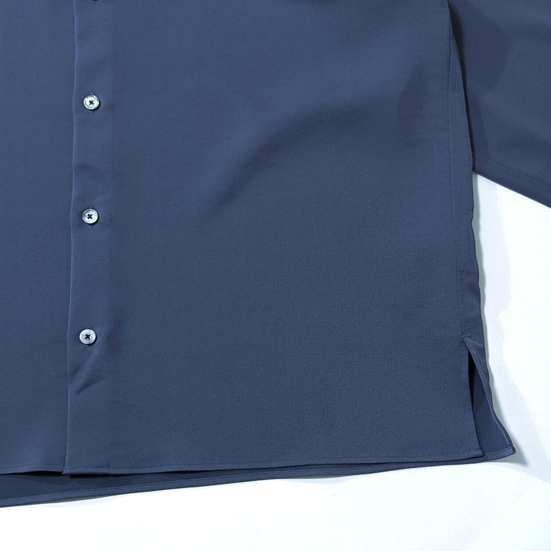 超高級★極美品◎COLD　DRY　ロングスリーブシャツ　ブルーグレー　TOKYO