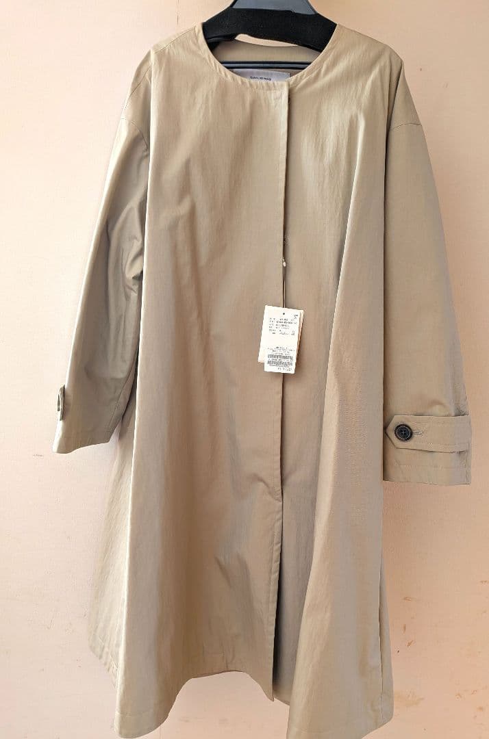 【新品タグ付】ジャーナルスタンダード コットンナイロンギャバフレアコート36