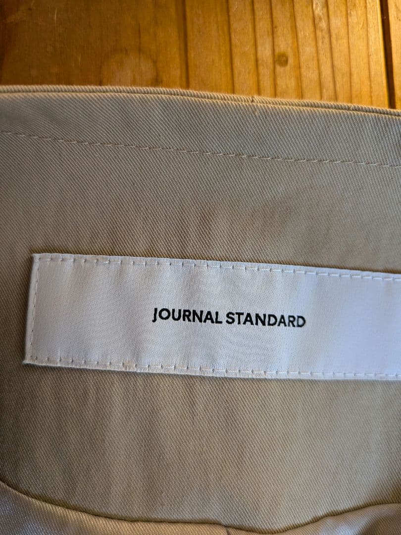【新品タグ付】ジャーナルスタンダード コットンナイロンギャバフレアコート36