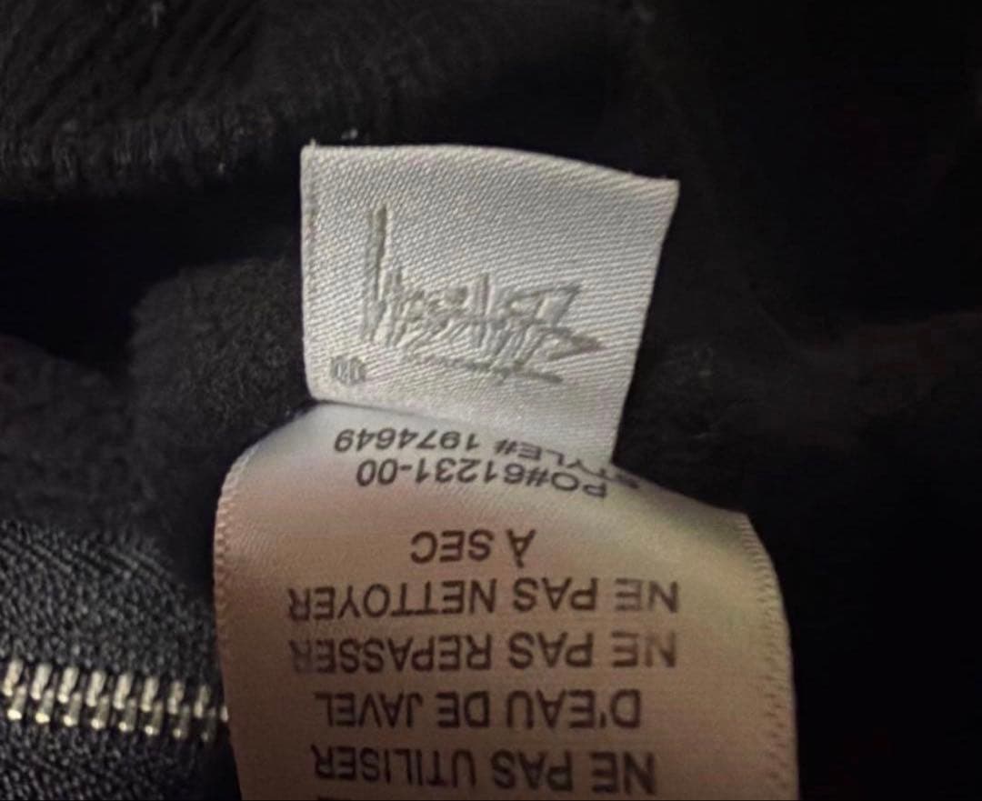 STUSSY 8ボールロゴ ジップアップパーカー Mサイズ ブラック