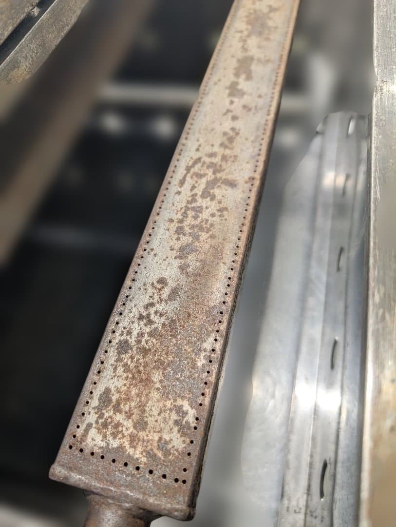 [ジャンク品] たい焼き器 魚型 都市ガス6 匹 ×2 連 12 匹　飲食店