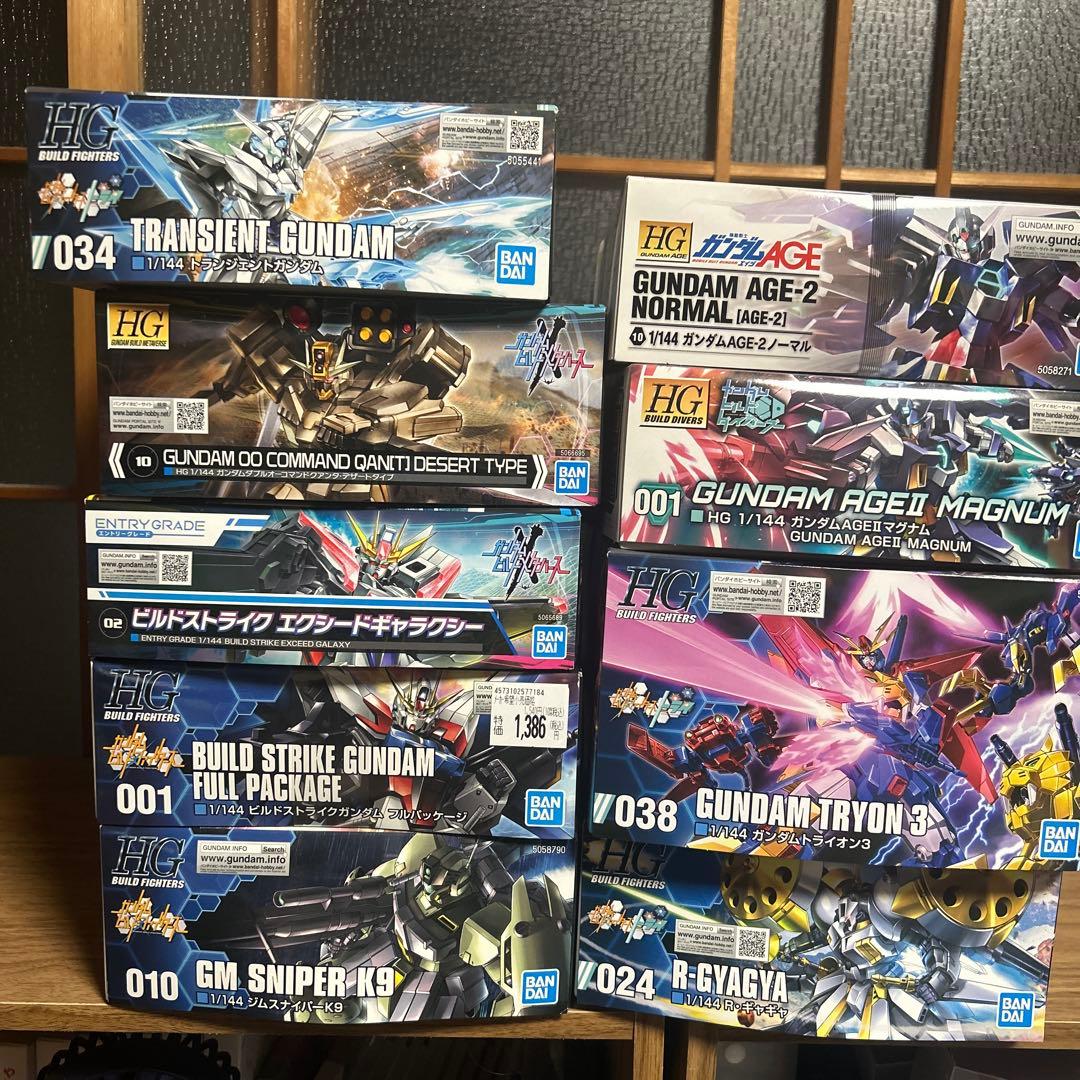 HGガンプラ ビルドファイターズ セット7点 おちば様
