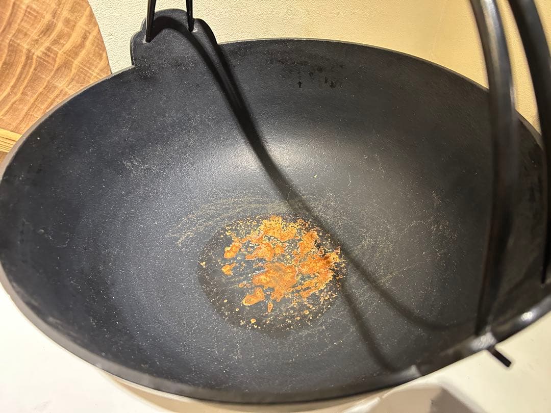 o*o様 033　池永鉄工　南部鉄器　丸鍋　36㎝　いろり鍋　蓋あり