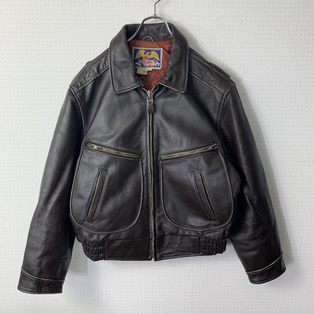 ジャケット・アウター 80s AVIREX G-2 leather jacket dark brown