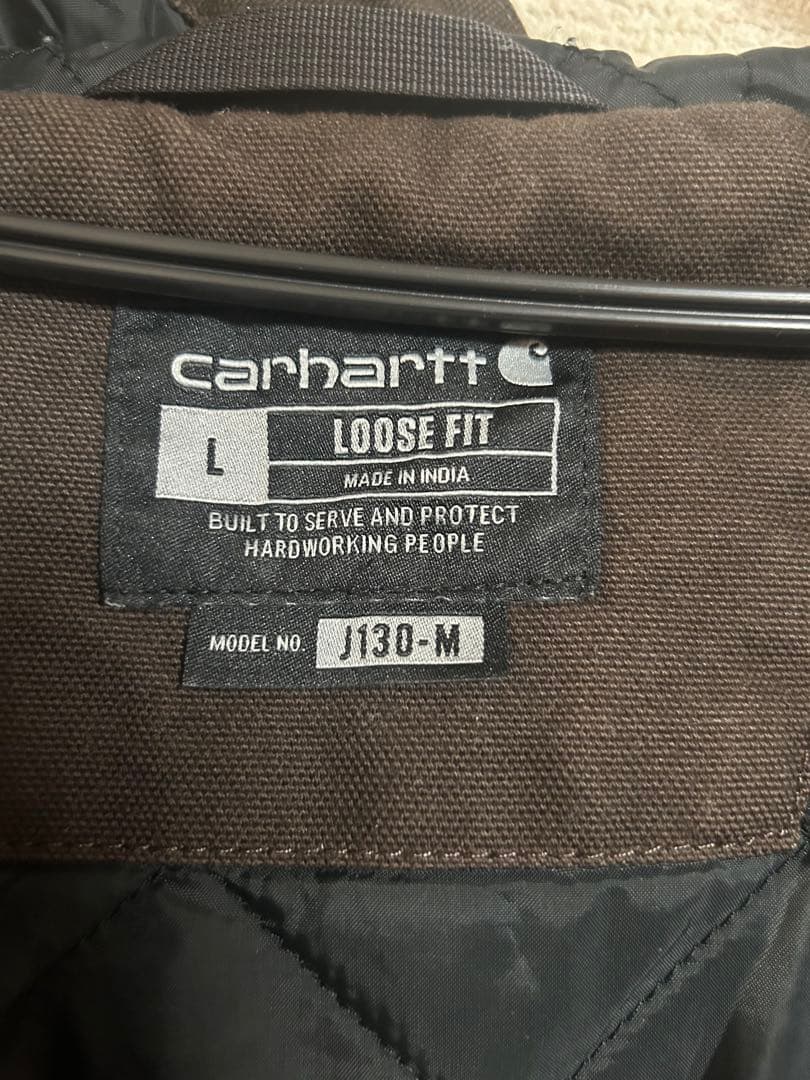 Carhartt キルティングライナー　アクティブジャケット　Lサイズ