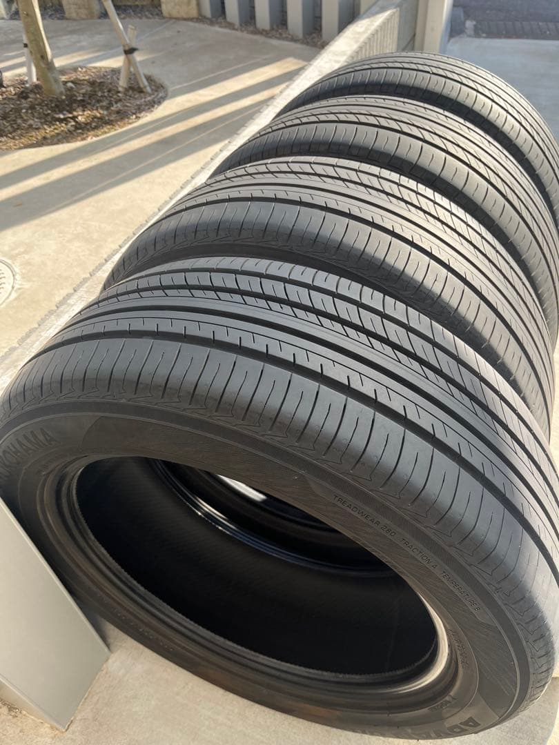 24年製225/55R18 YOKOHAMA ADVAN4本セット