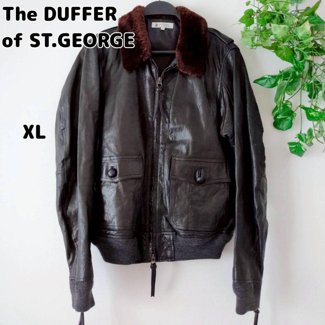 ■大きいサイズ■ザダファーオブセントジョージ g-1 フライトジャケット ボア