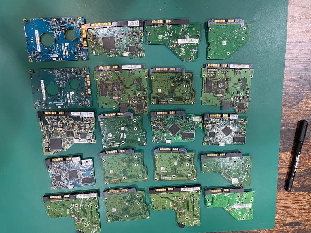 ジャンク PCメモリ 100枚 都市鉱山 金メッキ