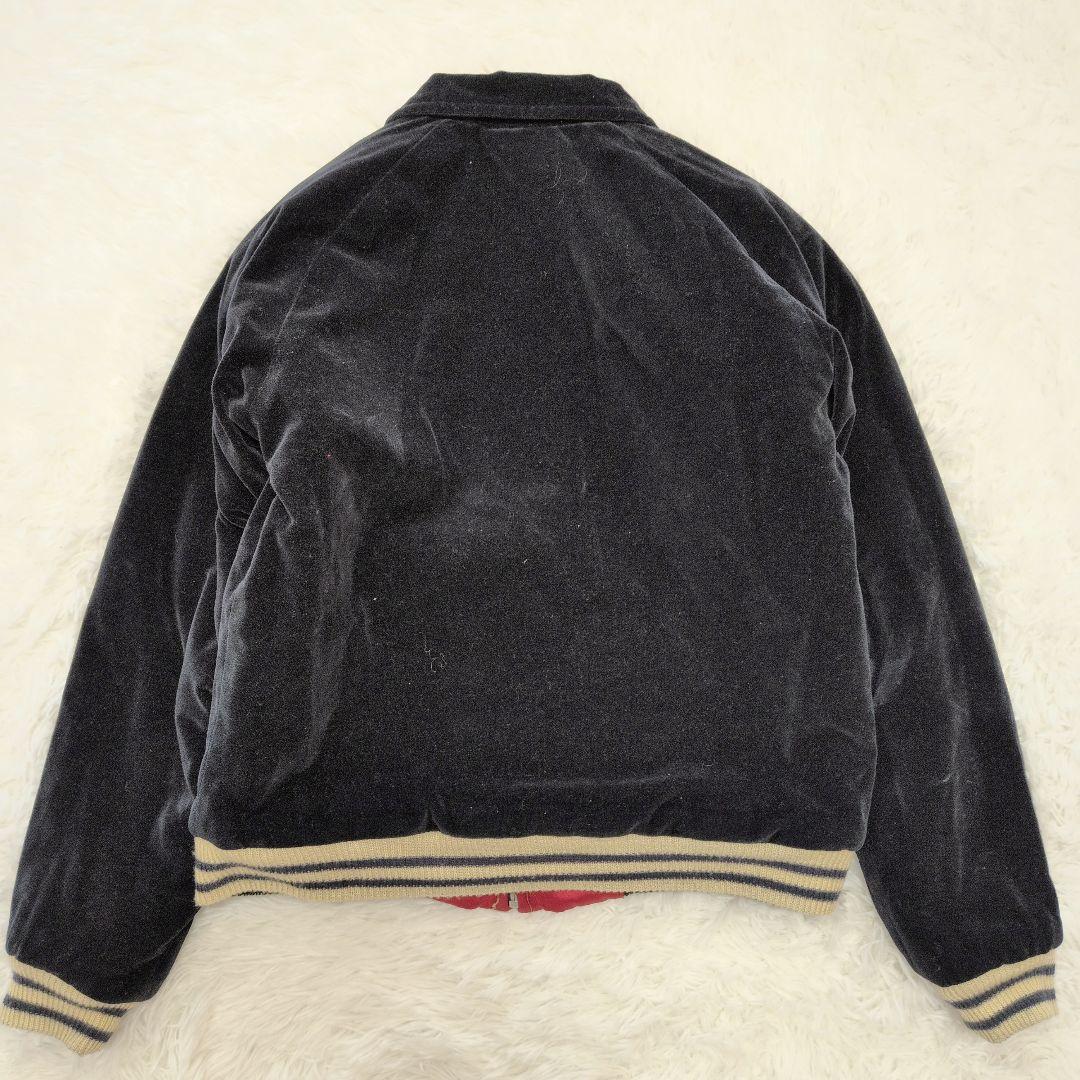 【美品】テーラー東洋☆虎刺繍　キルティング　別珍　光沢　肉厚　スカジャン