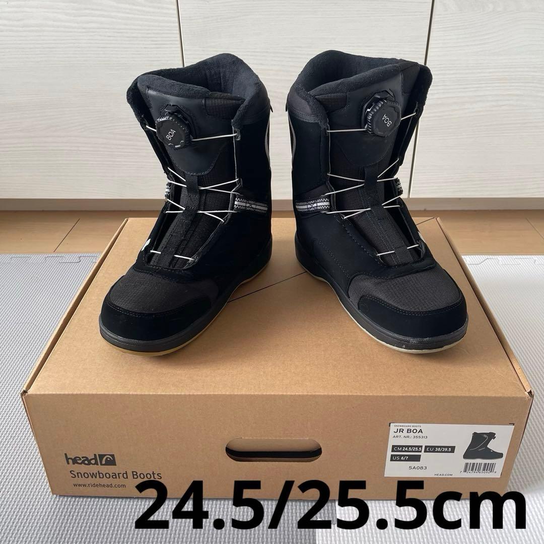 HEAD スノーボードブーツ キッズ 24.5/25.5 ダイヤル式