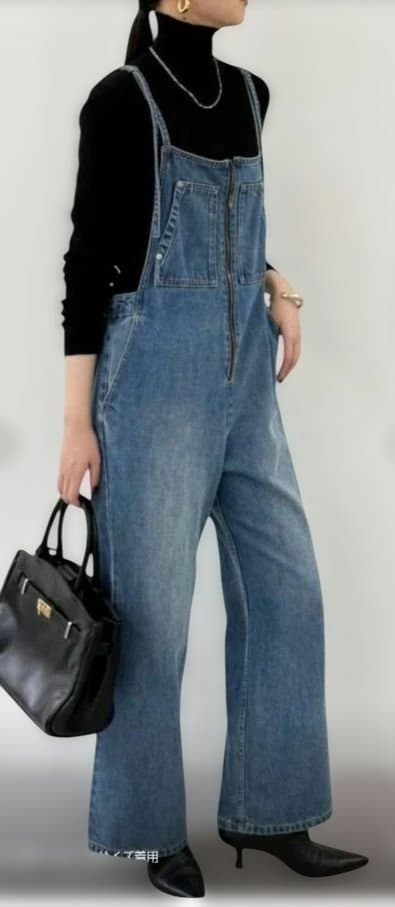 週末限定値下げ‼️タイムセール✨Loungedress　デニムオールインワン