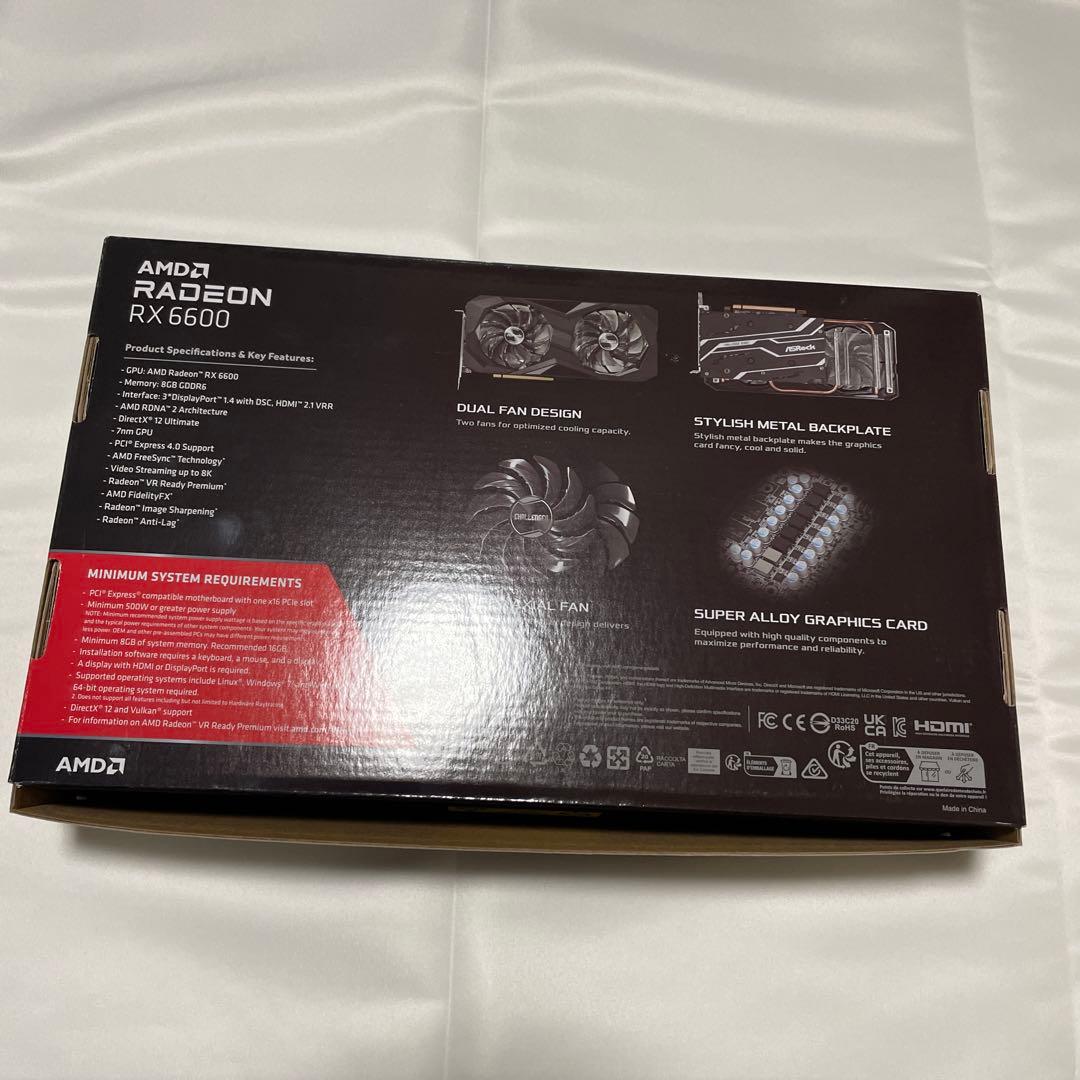 ASRock｜RADEON RX6600Challenger D8GB CLD