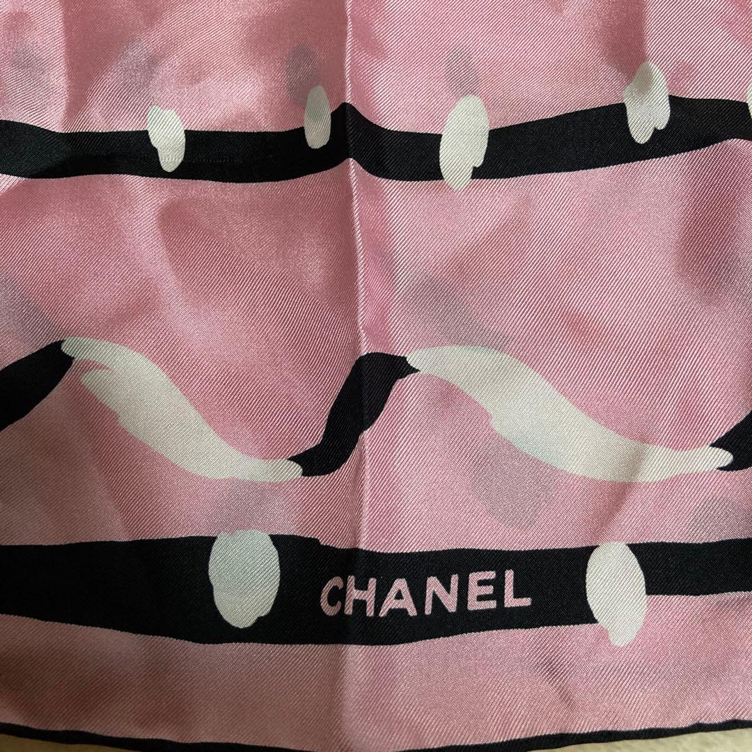 CHANEL ピンク スカーフ