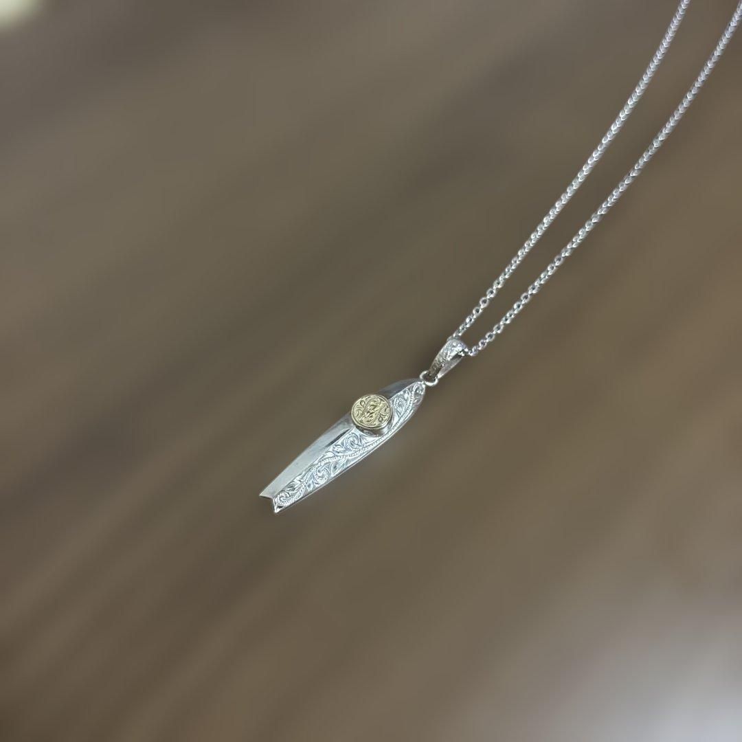 Maxi シルバー ネックレス ハワイアンジュエリー