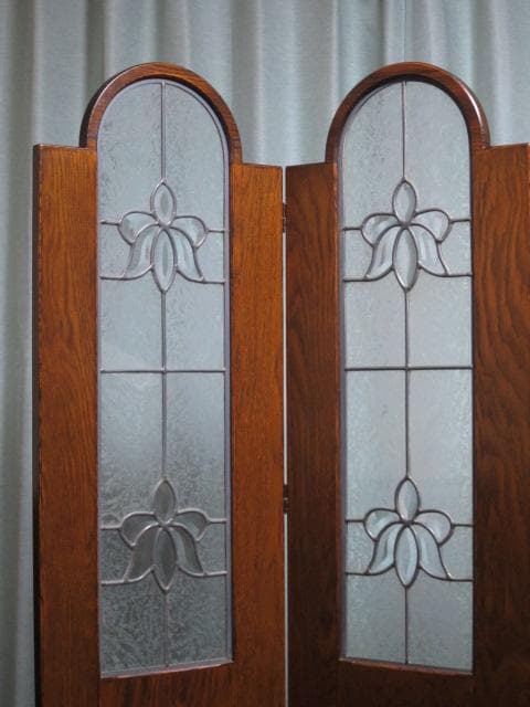 三越 Brugge ブルージュ ステンドグラス パーテーション 定価25万円