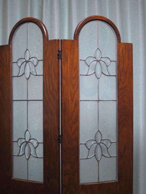 三越 Brugge ブルージュ ステンドグラス パーテーション 定価25万円