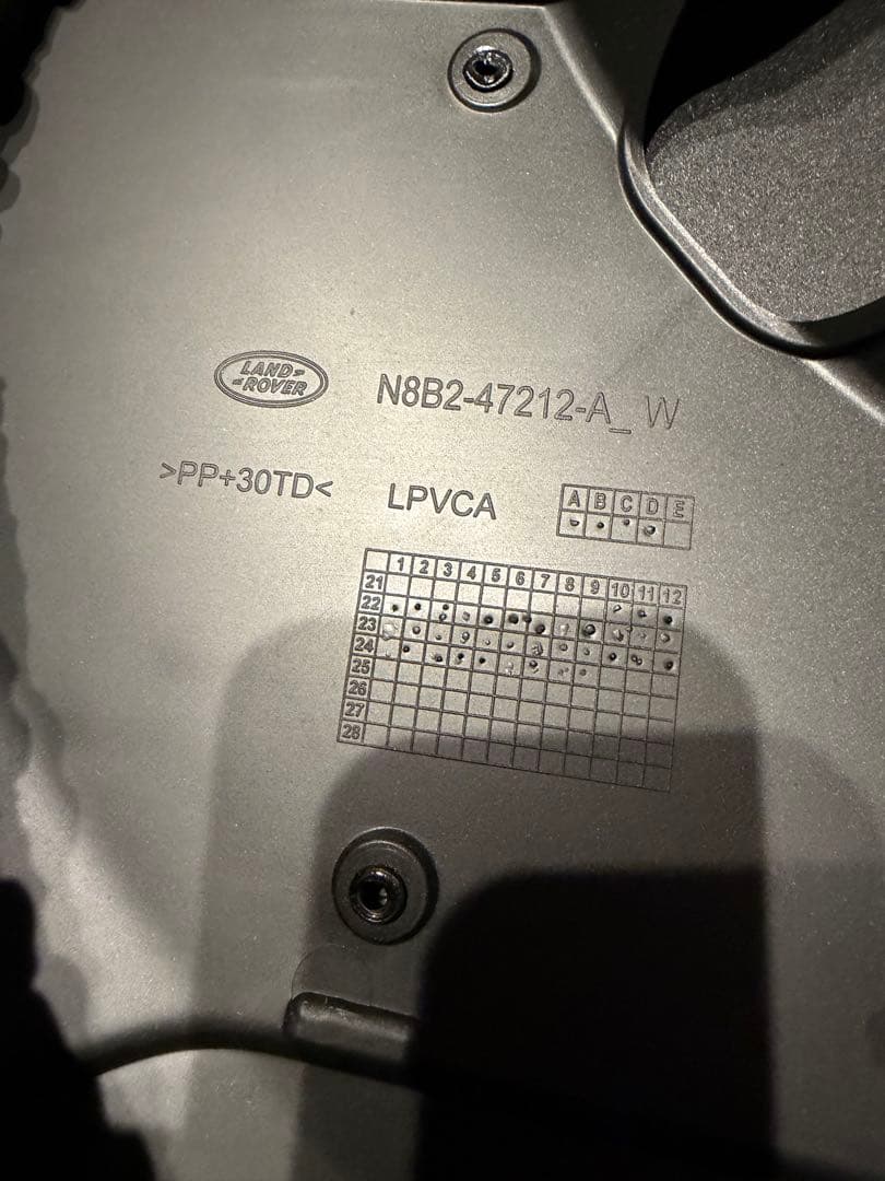 DEFENDER 純正 リア スペアタイヤカバー ほぼ未使用