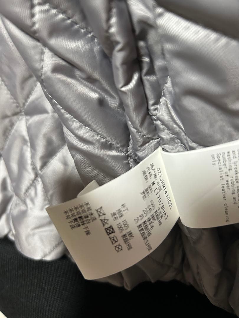 新品未使用 アベイシングエイプ レザージャケット スタジャン M