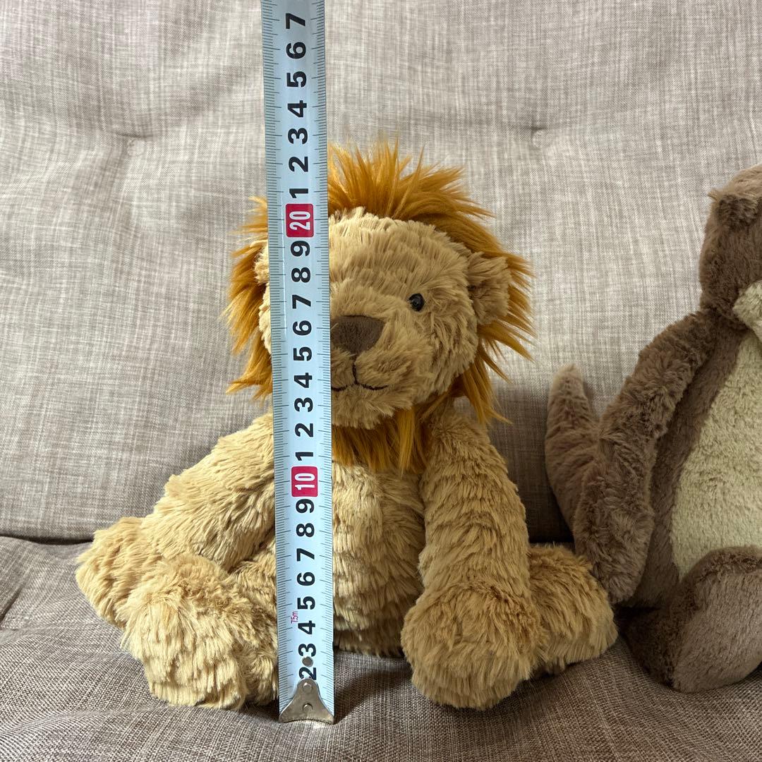 ジェリーキャット　ライオン カワウソ　ぬいぐるみ 中型