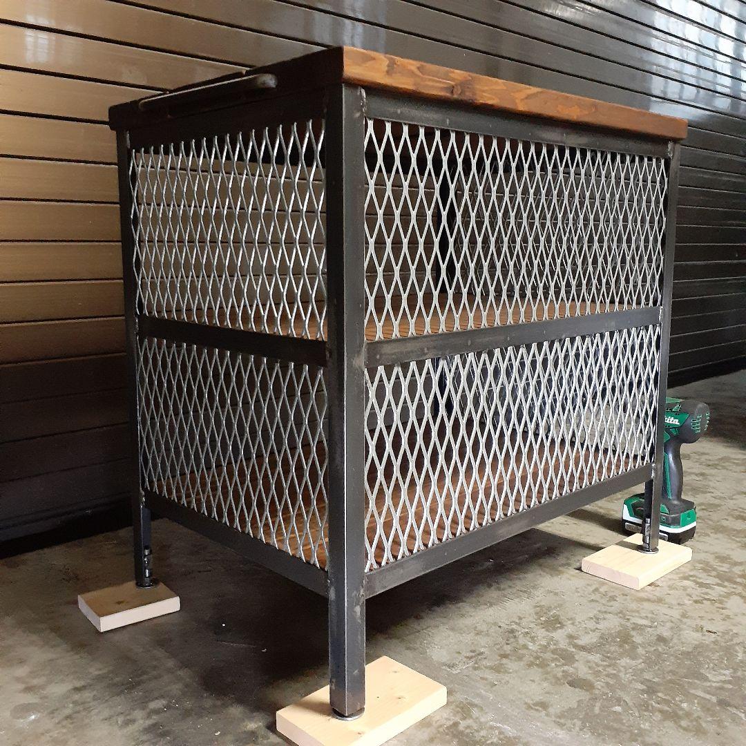 アイアン　シェルフ　ラック　インダストリアル　シューズラック　植物棚　男前　棚