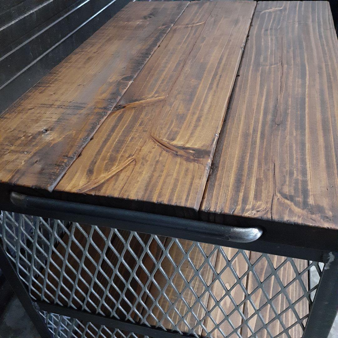 アイアン　シェルフ　ラック　インダストリアル　シューズラック　植物棚　男前　棚