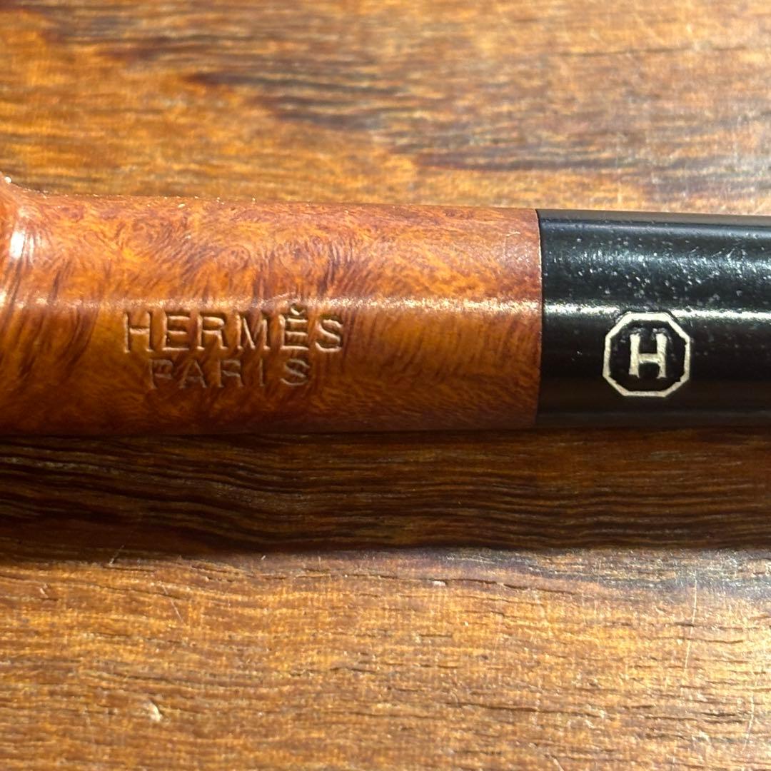 HERMÈS エルメス 木製パイプ ヴィンテージ 未使用新品