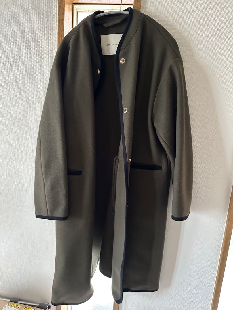 ユナイテッドアローズ別注　マッキントッシュノーカラーコート