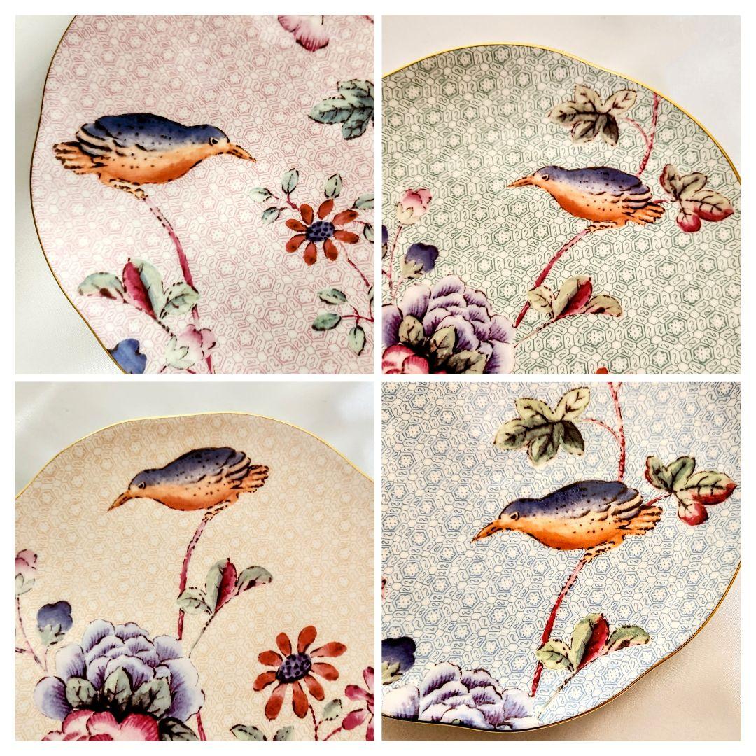 ウェッジウッド　ハーレクイン【未使用箱入】カッコープレート4枚セット