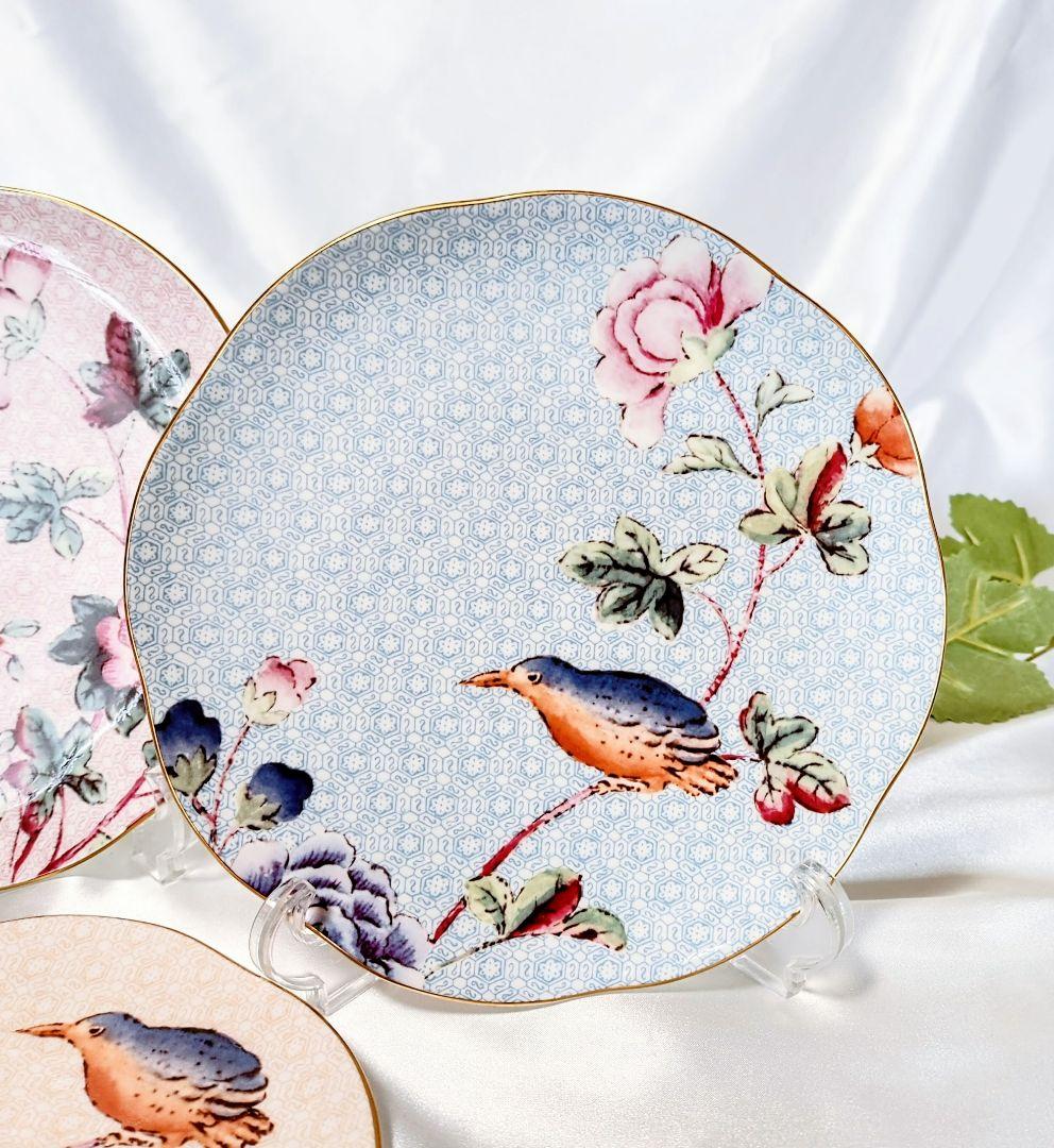 ウェッジウッド　ハーレクイン【未使用箱入】カッコープレート4枚セット