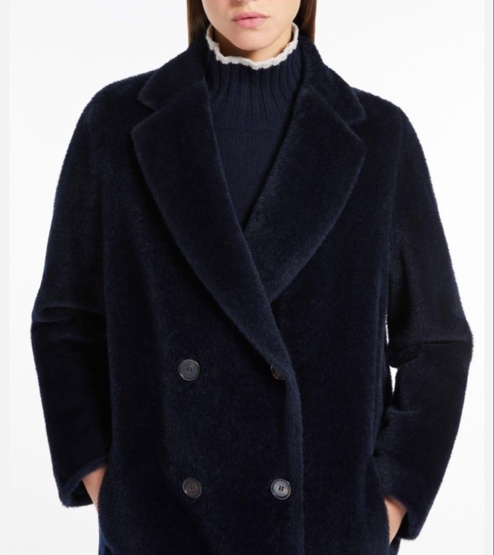 ★美品★マックスマーラ S MaxMara テディコート★ブラック★